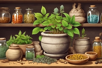 medicinal plants AI generated