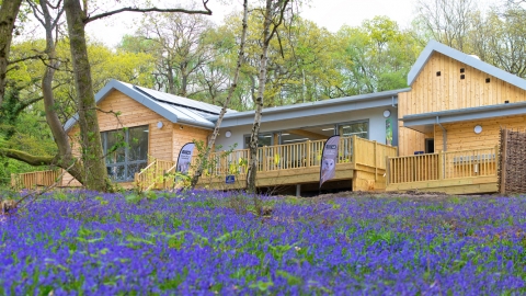 Nower Wood Education Centre in spring