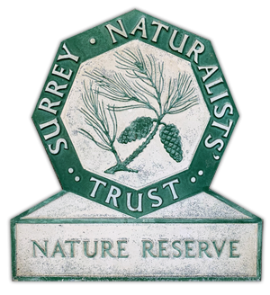 Surrey Naturalists Trust Sign