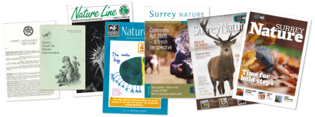 Surrey Wildlife Trust newsletters through time