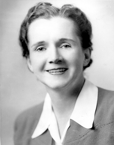 A head and shoulder shot of Rachel Carson