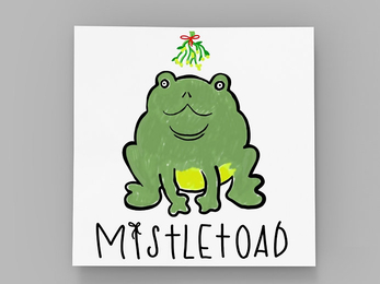 Toad Christmas Card