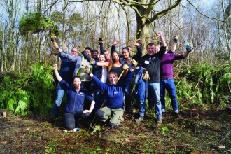 Volunteers at Norbury Park