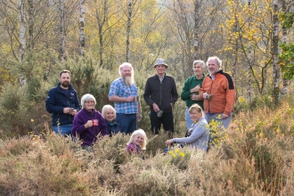 Volunteers at tea break