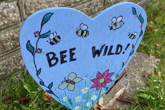 Blue Heart - Bee Wild - Green Streets