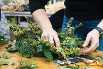 Wreath making