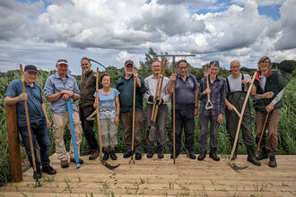 Group of Unstead Community Group Volunteers