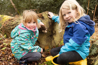 Children playing at Nower Wood