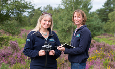 Staff on heathland