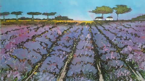 batik - lavender field
