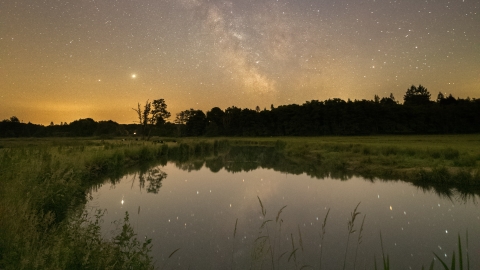 Thundry Meadows at night