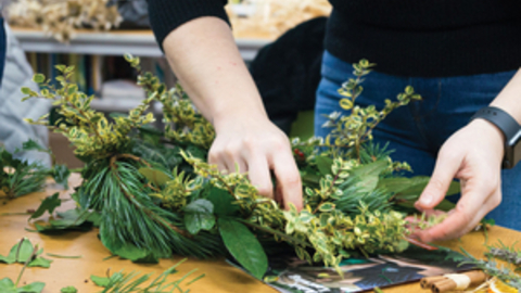 Christmas Wreath Making (AM)