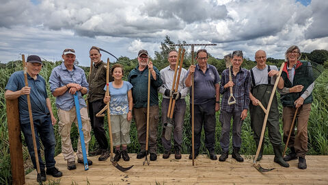 Group of Unstead Community Group Volunteers
