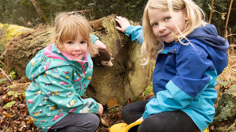 Children playing at Nower Wood