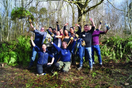 Volunteers at Norbury Park