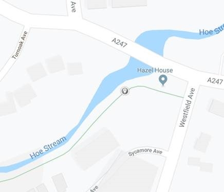 Hoe Stream Meeting Point