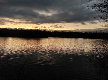 Newdigate Brickworks during a sun set