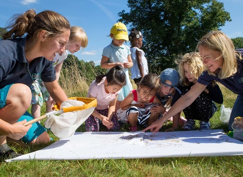 Children at Bay Pond