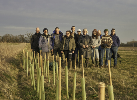 Community hedge planting